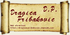 Dragica Pribaković vizit kartica